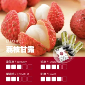 荔枝甘露｜ILIA電子煙彈 2.5ml超大容量 一盒3枚入 #台灣現貨#