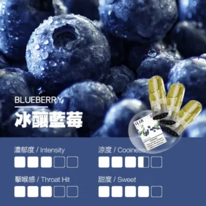 冰釀藍莓|ILIA POD 哩亞電子煙一次性電子霧化彈 #台灣現貨#